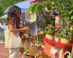 Michelle is a lover of natural beauty and also loves to have different colorful plants in her home.
